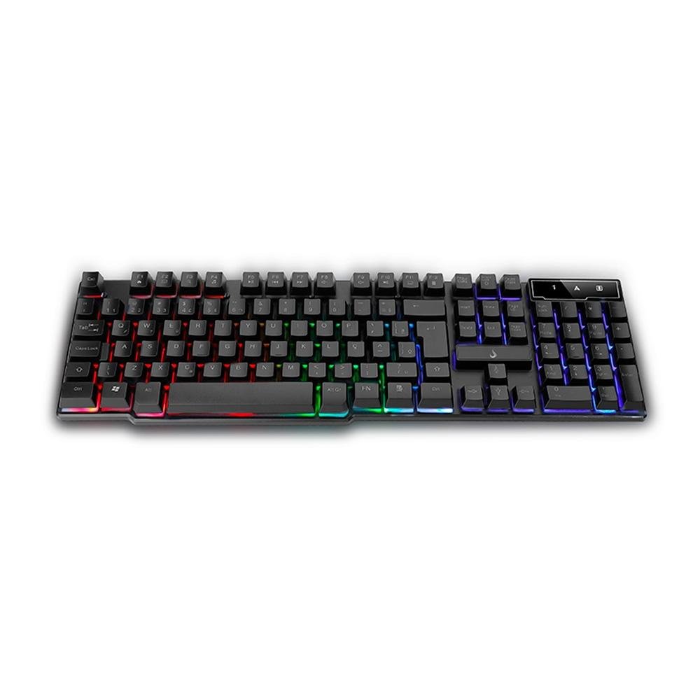 Teclado Semi Mecânico Gamer Rise Mode G1 Full, Membrana, USB, Preto - RM-TG-01-FB