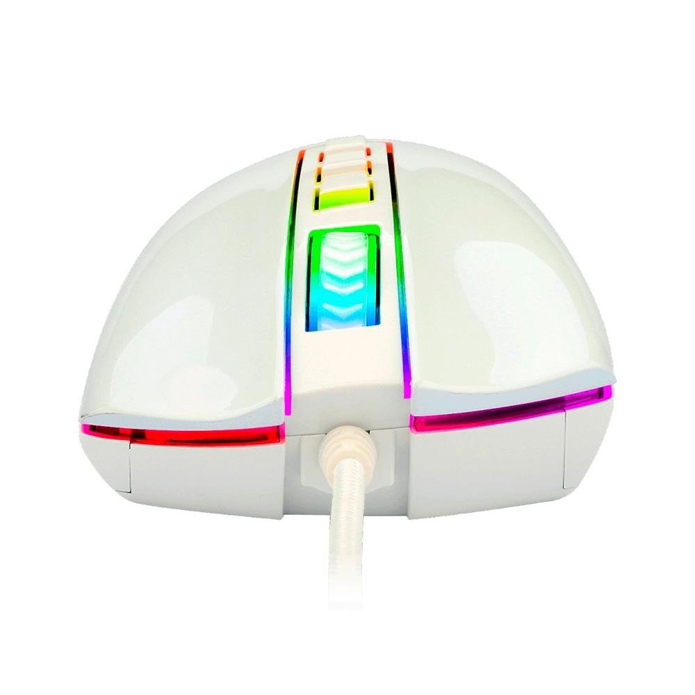 Mouse Gamer Redragon Cobra, Chroma RGB, 10000DPI, 7 Botões, Lunar White - M711W