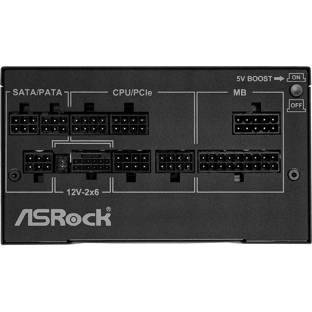 Fonte ASRock Phantom Gaming 750G, 750W, 80 PLUS, Gold, Full Modular, Preto - 90-UXP075-GFBAAB