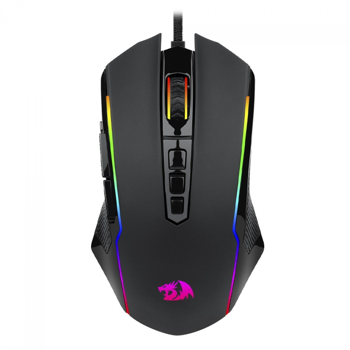 Mouse Gamer Redragon Ranger Basic, RGB, 4000 DPI, PAW3104, 9 Botões Programáveis, Black, M910-K